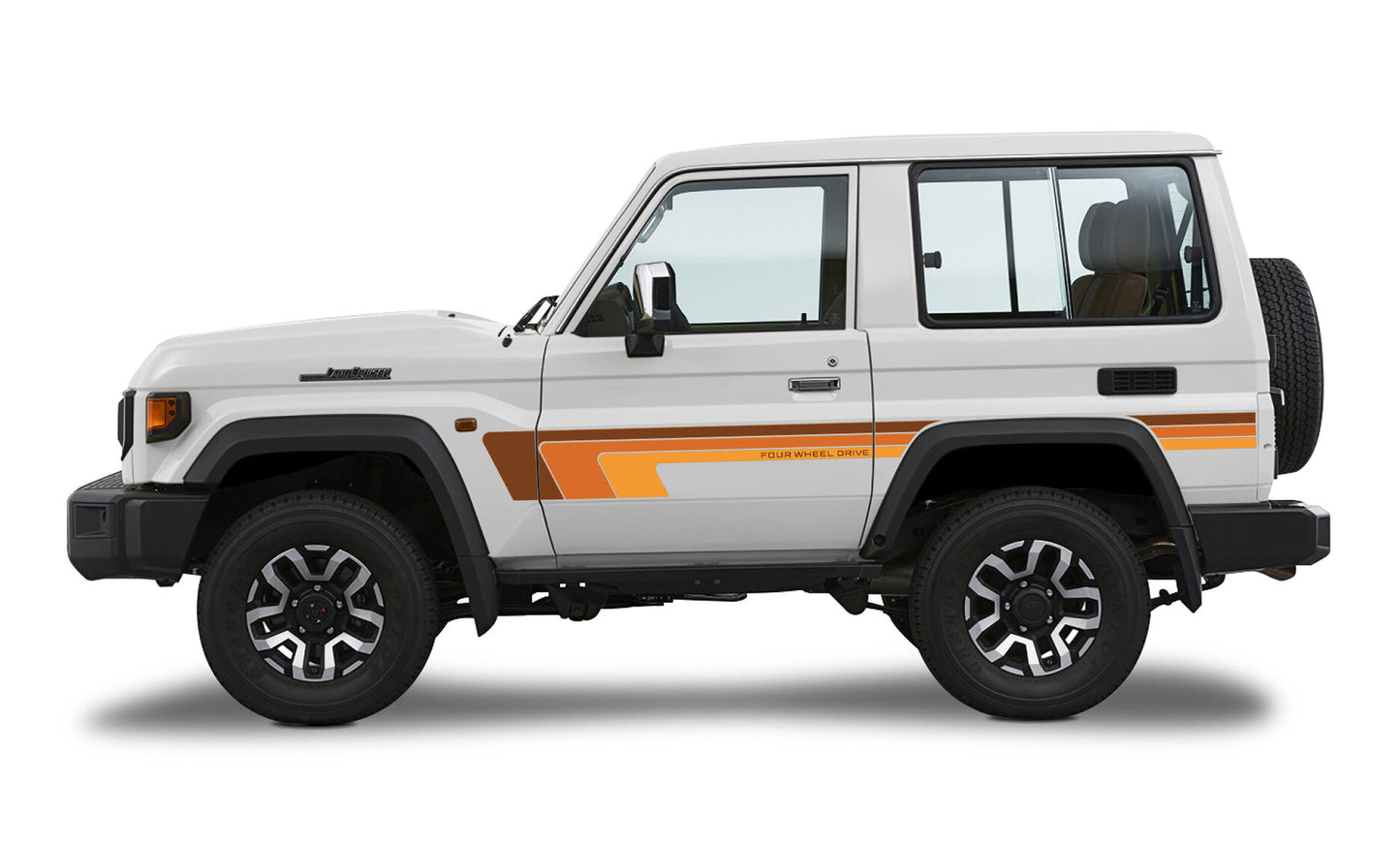 70 Series Land Cruiser Decal Body Stripe Kit (Ballina) -  71 Series (2023-)
