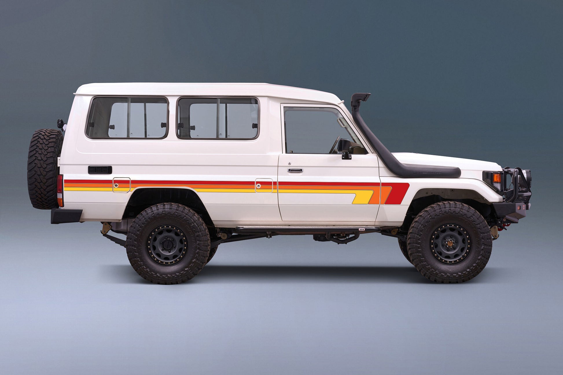 70 Series Land Cruiser Decal Body Stripe Kit (Ballina) - 75 Series (1985–1999)