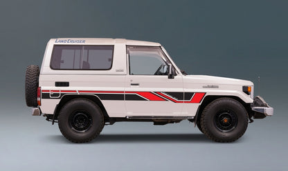 70 Series Land Cruiser Decal Body Stripe Kit (Barossa) - 73/74 Series (1984–1990)
