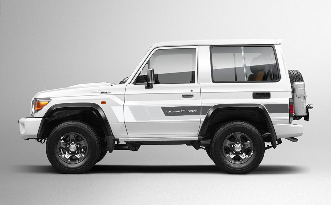 70 Series Land Cruiser Decal Body Stripe Kit (Cobar) -  71 Series (2023-)