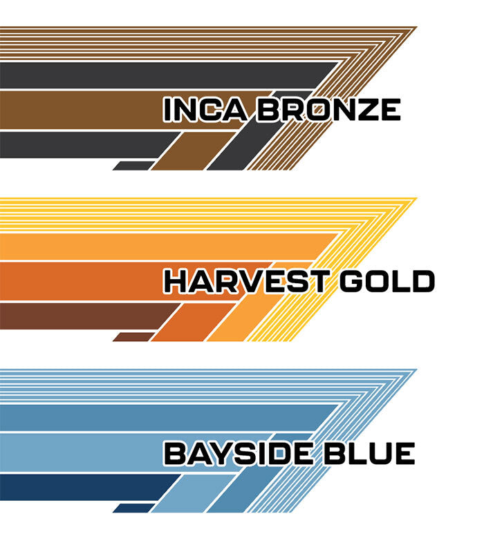 70 Series Land Cruiser Decal Body Stripe Kit (Kiah River) - 78 Series Troop Carrier (1999-)