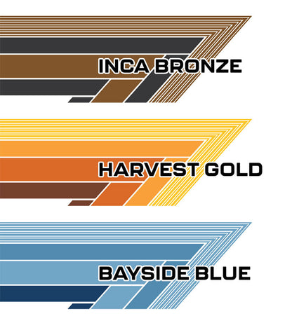 70 Series Land Cruiser Decal Body Stripe Kit (Kiah River) - 78 Series Troop Carrier (1999-)