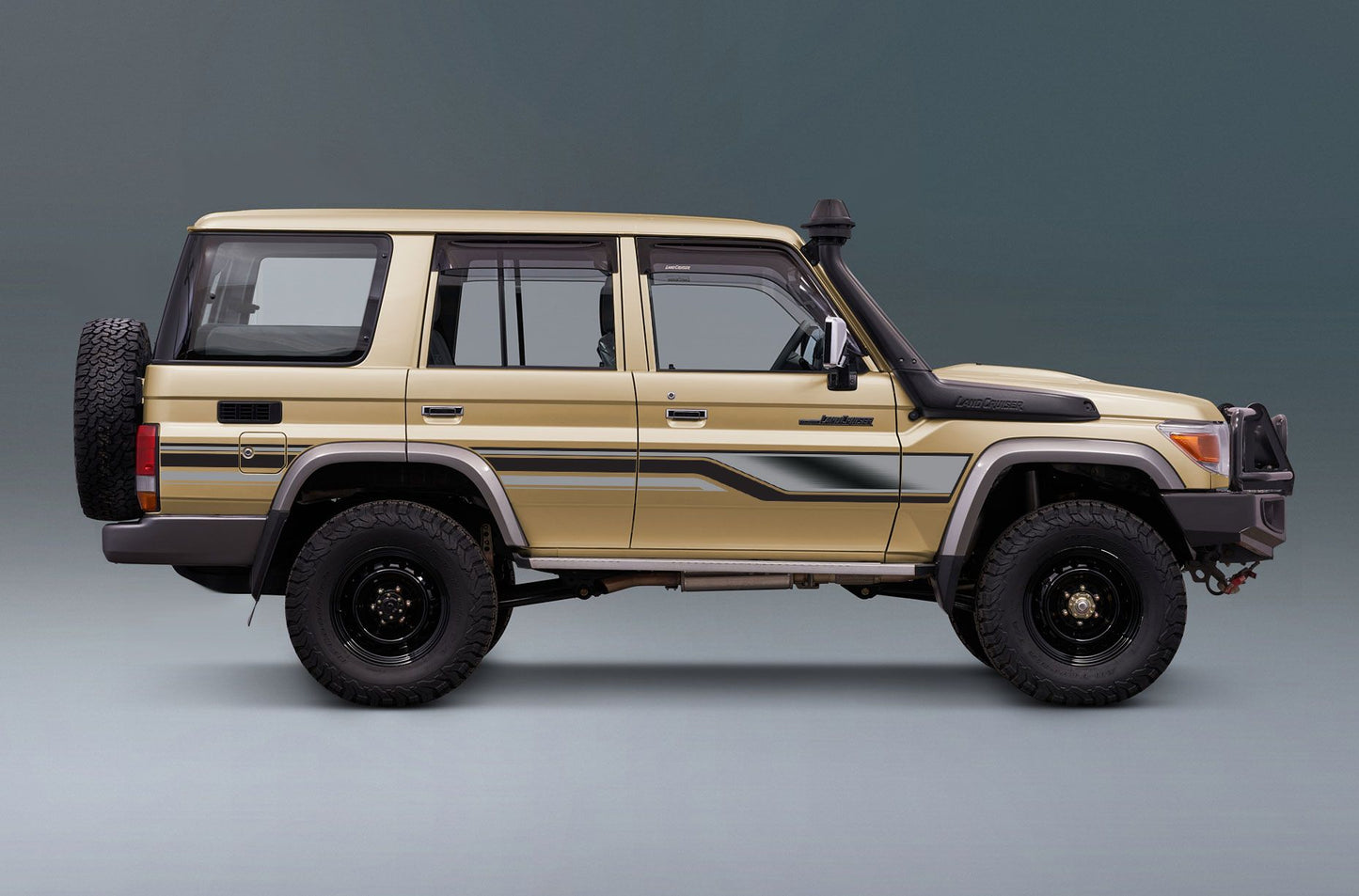 70 Series Land Cruiser Decal Body Stripe Kit (Mecca) - 76 Series (2007-)