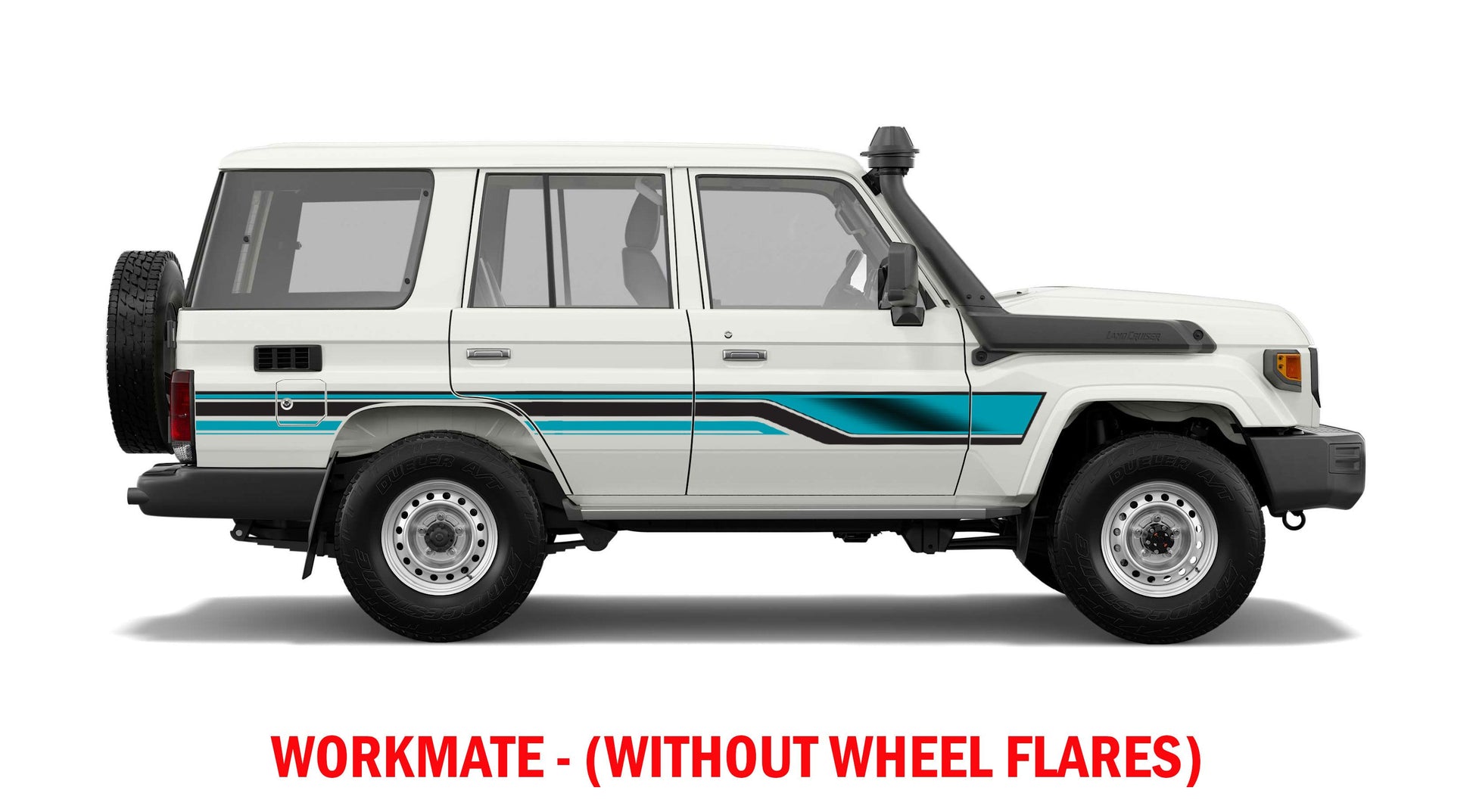 70 Series Land Cruiser Decal Body Stripe Kit (Mecca) - 76 Series (2007-)