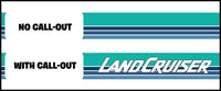 70 Series Land Cruiser Decal Body Stripe Kit (Mount Isa) - 78 Series Troop Carrier (1999-)