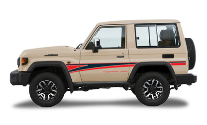 70 Series Land Cruiser Decal Body Stripe Kit (Narrabri) -  71 Series (2023-)