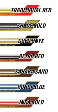 70 Series Land Cruiser Decal Body Stripe Kit (Townsville) - 79 Series Dual Cab (2012-)