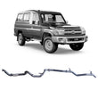 70 Series Land Cruiser Extreme Duty Exhaust - 78 Series Troop Carrier (03/2007 - 10/2016)