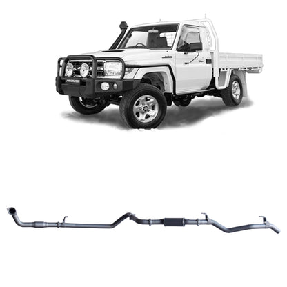 70 Series Land Cruiser Extreme Duty Exhaust - 79 Series 4.2L TD (01/2001 - 01/2007)