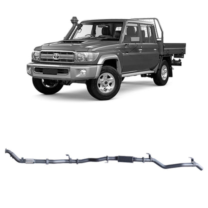 70 Series Land Cruiser Extreme Duty Exhaust - 79 Series Dual Cab (01/2012 - 10/2016)