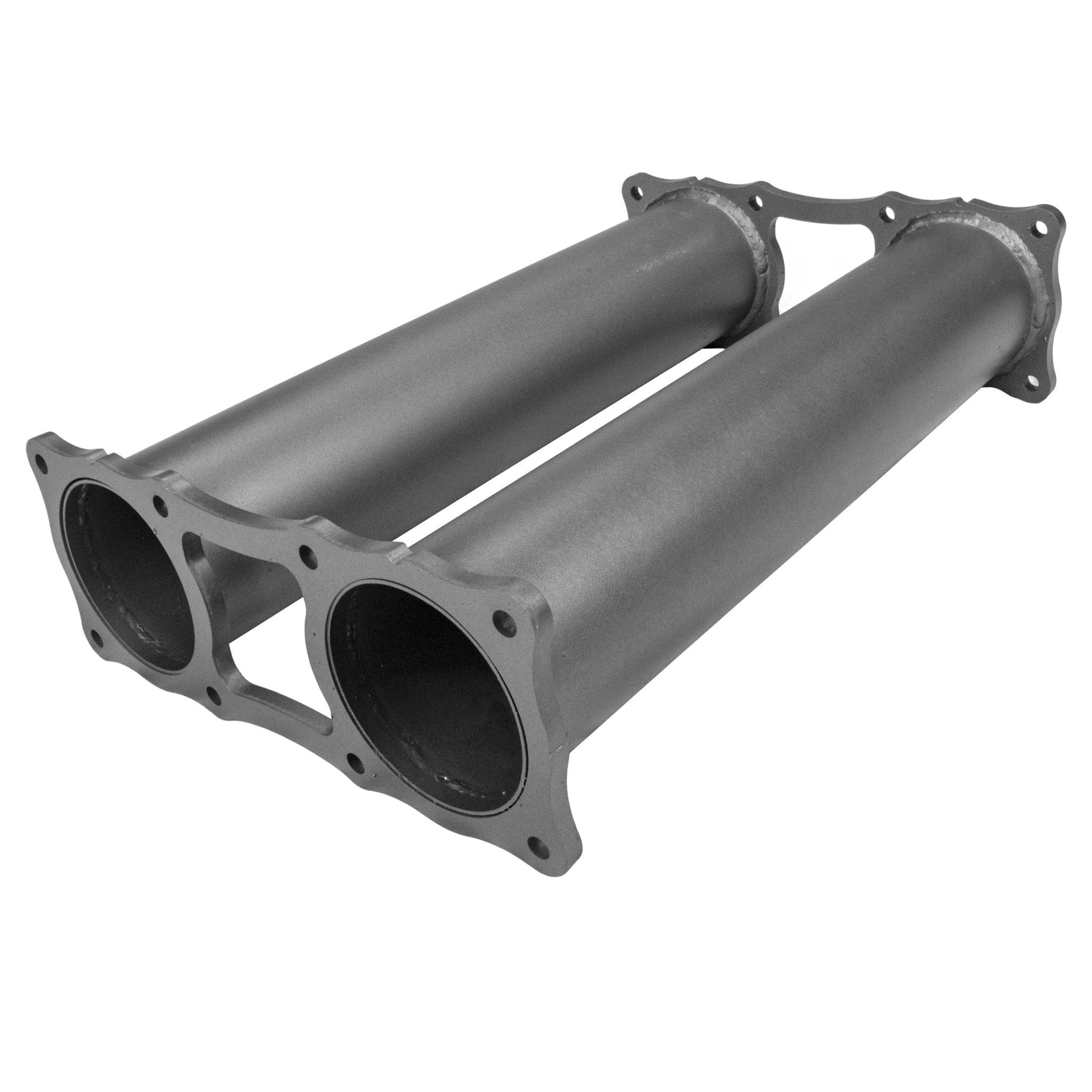 70 Series Land Cruiser Extreme Duty Twin 4 Turbo Back Exhaust with Resonator - 79 Series Dual Cab