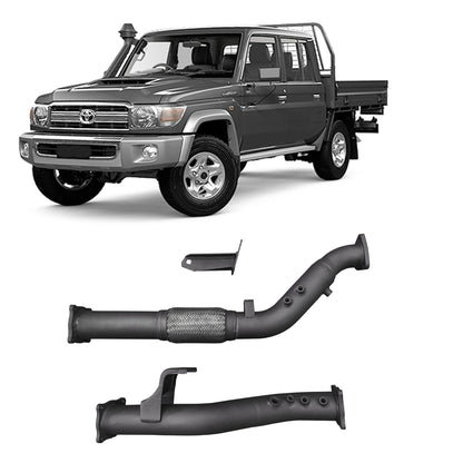 70 Series Land Cruiser Redback Extreme Duty Exhaust DPF Adaptor Kit for Toyota Landcruiser 76 Series Wagon, 79 Series Single and Double Cab (11/2016 - on)