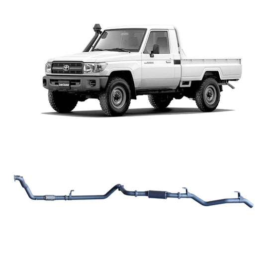 Toyota Land Cruiser Redback Extreme Duty Exhaust for Toyota Landcruiser 79 Series 4.2L 1HZ (10/1999 - 01/2007)