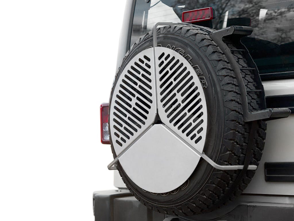 Spare Tire Mount BBQ Grate